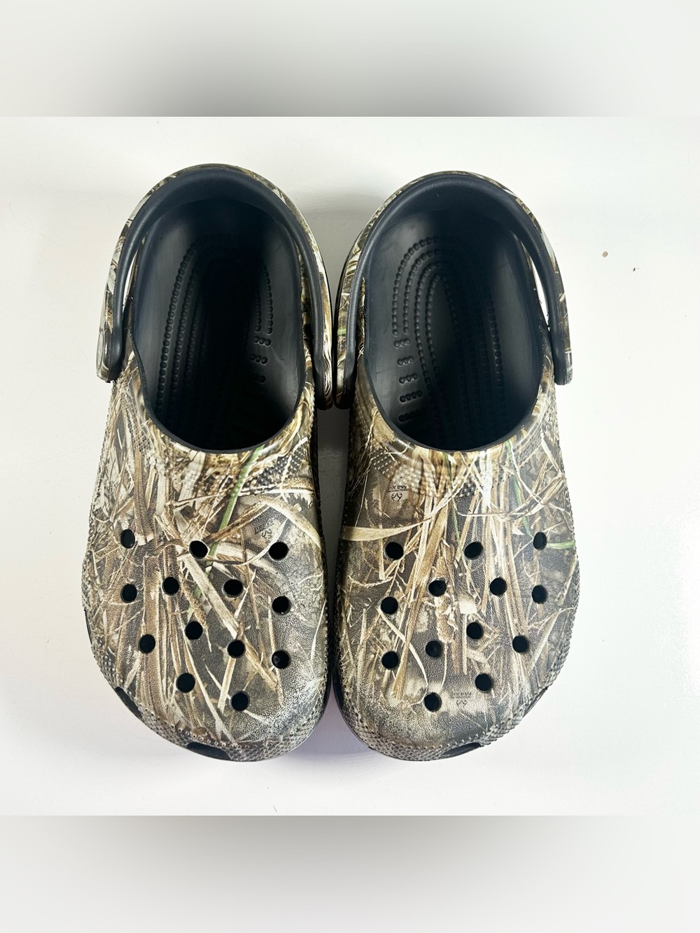 Crocs Realtree Camo Slip-on Shoes Unisex Size 4M/6W